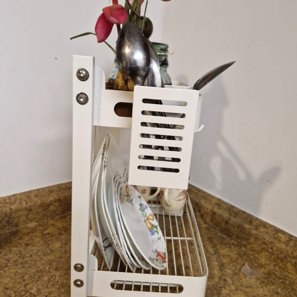 White Kitchen Dish Rack - Picture 4 of 5